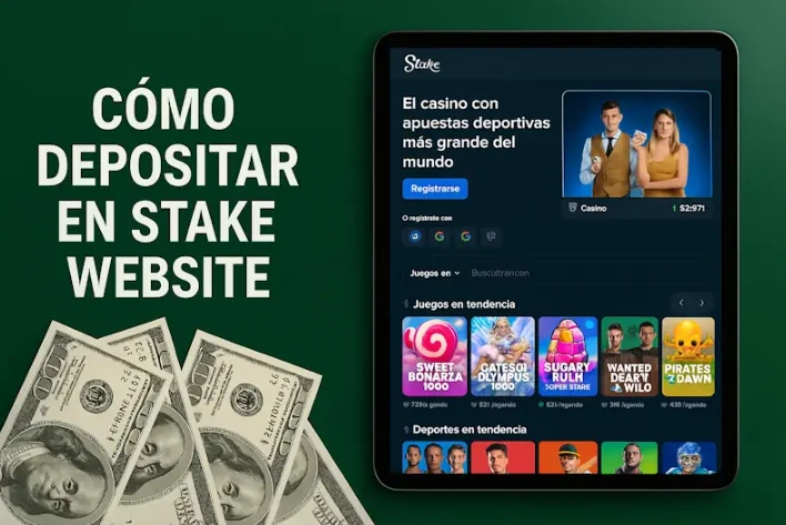 Depósitos y retiros en Stake desde Argentina