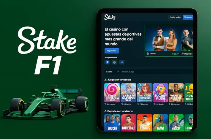 Stake y la Fórmula 1: presencia en el motorsport